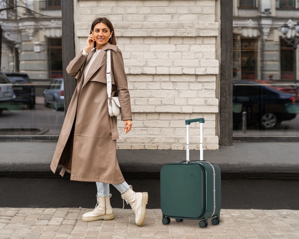 suitcase with compartments