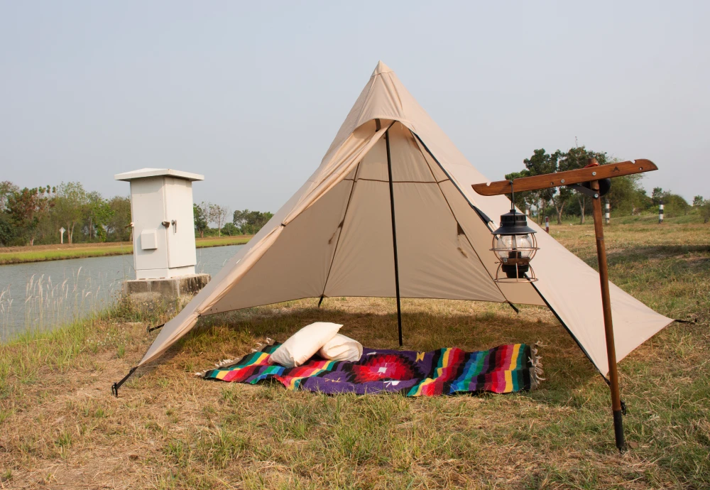 pyramid style tent